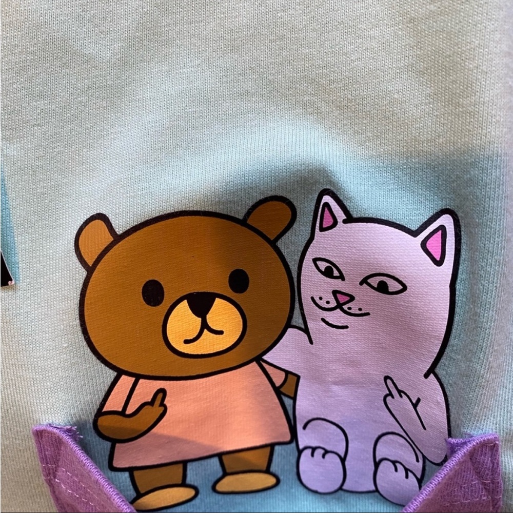 Ripndip X Teddy Fresh Collab Color Block Pocket T… - image 6